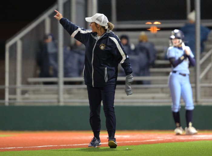 Montgomery Lake Creek Allen Texas softball Allen Tournament 022323 Brian McLean 24